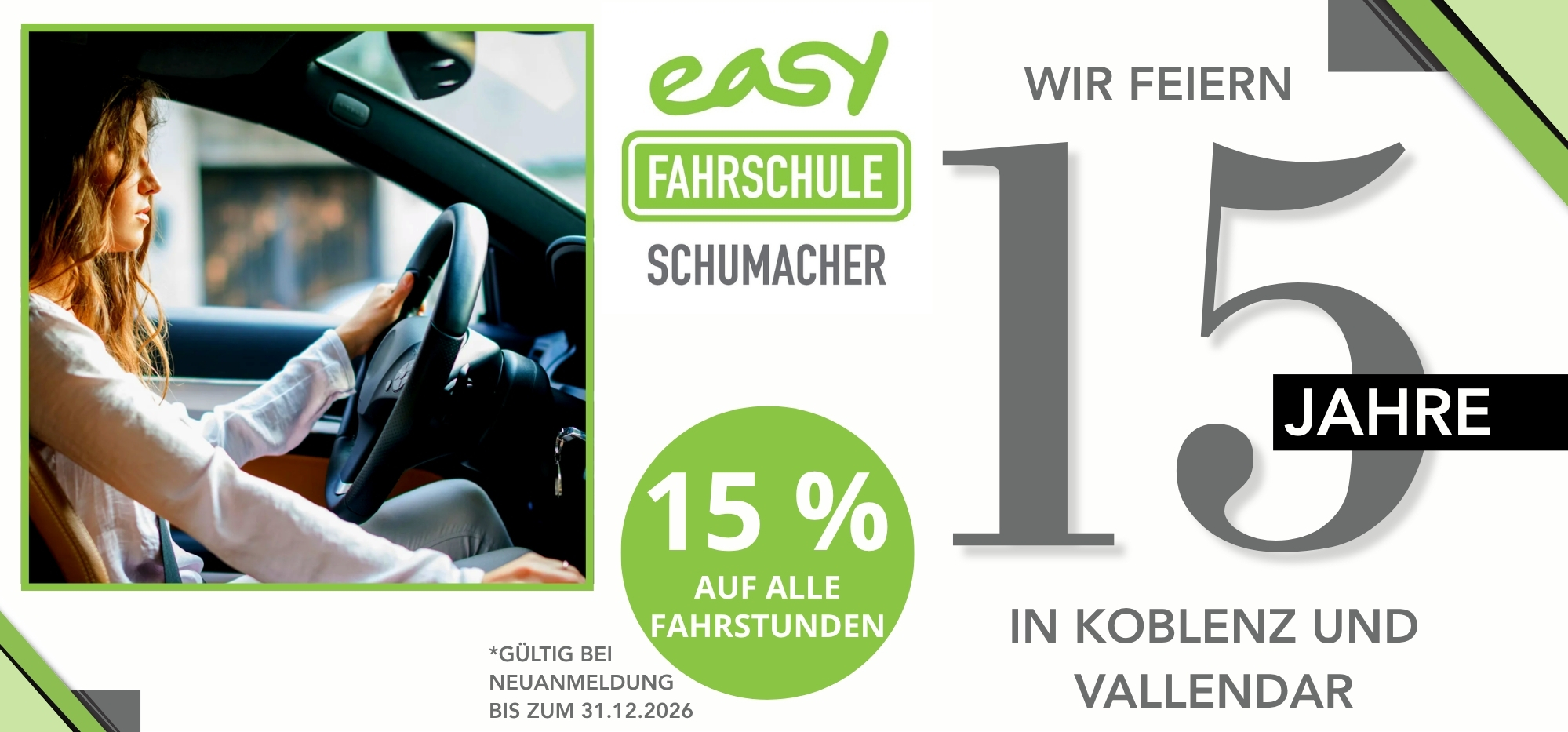 15 Jahre - 15 %
